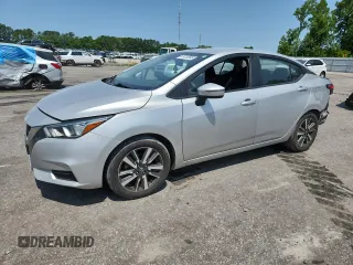 2021 Nissan Versa SV with VIN 3N1CN8EV2ML857143, listed as a Copart auction lot 59200645 with 89,648 mi miles and Salvage title. Bid and sale history available at DreamBid. Image 1.