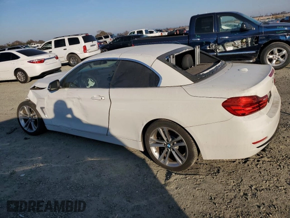 2015 BMW 4 Series 428i z VIN WBA3V5C58FP752609, wystawiony jako Copart lot #43005435 z przebiegiem Nie podano mil oraz Szkoda całkowita • Salvage title. Historia ofert i sprzedaży dostępna na DreamBid. Obrazek 2.