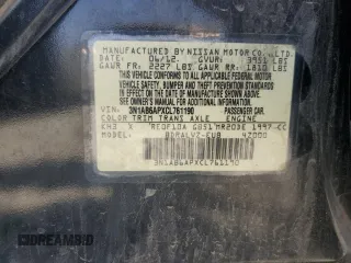 2012 Nissan Sentra SL с VIN 3N1AB6APXCL761190, выставлен на аукционе Copart как лот 52979685 с пробегом 151 586 миль миль и Списание • Salvage title. История ставок и продаж доступна на DreamBid. Изображение 12.