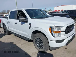 2022 Ford F-150 XL with VIN 1FTEW1EP2NKD38060, listed as a IAAI auction lot 41227528 with 24,879 mi miles. Bid and sale history available at carsss.com. Image 1.