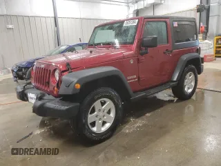 2012 Jeep Wrangler Sport with VIN 1C4GJWAG3CL122090, listed as a Copart auction lot 85251384 with 16,183 mi miles and Clean title. Bid and sale history available at DreamBid. Image 1.