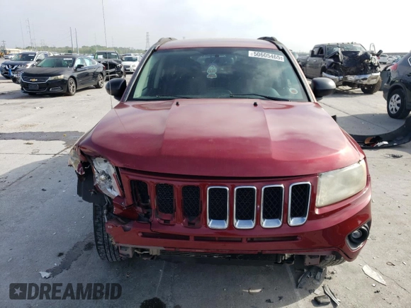 2012 Jeep Compass Sport with VIN 1C4NJCBA5CD678721, listed as a Copart auction lot 50605465 with 204,527 mi miles and Salvage Title. Bid and sale history available at carsss.com. Image 5.