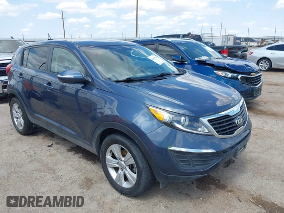 2013 Kia Sportage LX with VIN KNDPB3A22D7399775, listed as a IAAI auction lot 42358930 with 102,280 mi miles and . Bid and sale history available at DreamBid. Image 1.