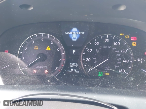 2011 Lexus LS 460 with VIN JTHBL5EF6B5105723, listed as a IAAI auction lot 41737131 with 186,131 mi miles and . Bid and sale history available at DreamBid. Image 15.
