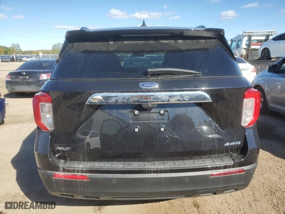 2023 Ford Explorer XLT with VIN 1FMSK8DH4PGA43531, listed as a Copart auction lot 73761194 with 51,834 mi miles and Salvage Title. Bid and sale history available at carsss.com. Image 6.