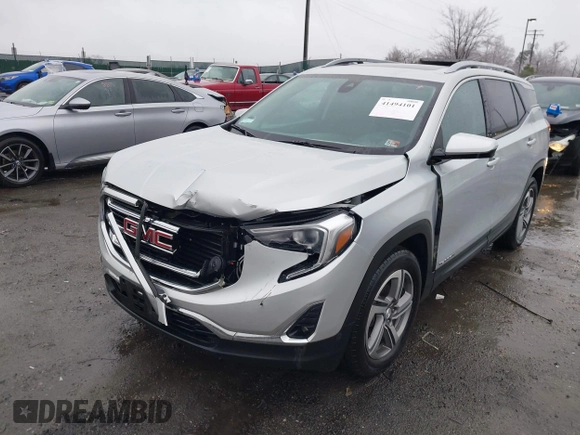 2021 GMC Terrain SLT z VIN 3GKALPEV3ML398696, wystawiony jako IAAI lot #41494101 z przebiegiem 42 327 mil mil oraz . Historia ofert i sprzedaży dostępna na DreamBid. Obrazek 6.