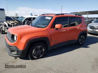 2018 Jeep Renegade Latitude z VIN ZACCJABH1JPH71260, wystawiony jako Copart lot #68535514 z przebiegiem 33 651 mil mil oraz Szkoda całkowita • Salvage title. Historia ofert i sprzedaży dostępna na DreamBid. Obrazek 1.
