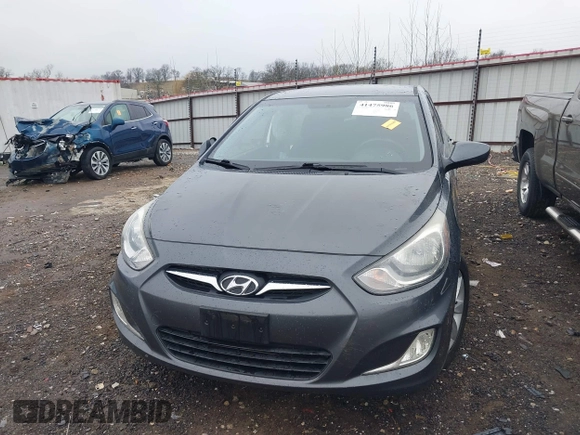2012 Hyundai Accent SE with VIN KMHCU5AE9CU013458, listed as a IAAI auction lot 41475986 with 88,592 mi miles. Bid and sale history available at carsss.com. Image 12.