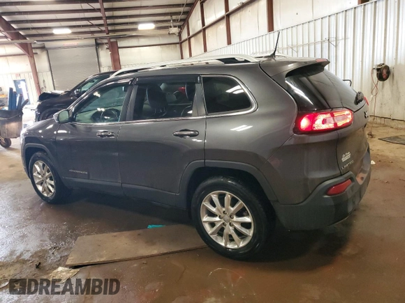 2015 Jeep Cherokee Limited with VIN 1C4PJMDS5FW698416, listed as a Copart auction lot 46126265 with 125,919 mi miles and Clean Title. Bid and sale history available at DreamBid. Image 2.