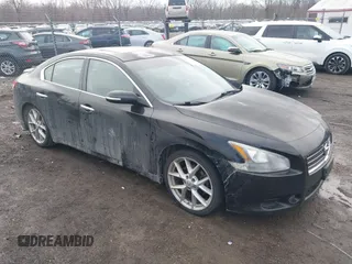 2009 Nissan Maxima SV with VIN 1N4AA51EX9C856352, listed as a IAAI auction lot 41652191 with 262,870 mi miles and . Bid and sale history available at DreamBid. Image 1.