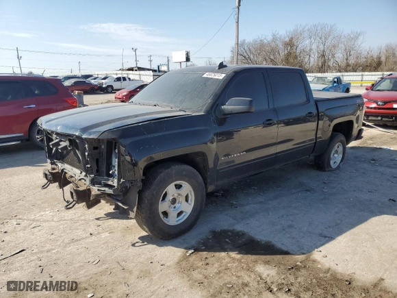 2015 Chevrolet Silverado 1500 LT with VIN 3GCUKRECXFG393139, listed as a Copart auction lot 46625015 with 111,101 mi miles and Salvage Title. Bid and sale history available at carsss.com. Image 1.