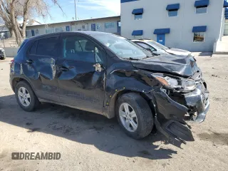 2020 Chevrolet Trax LS with VIN KL7CJKSB4LB033240, listed as a Copart auction lot 46091285 with 75,206 mi miles and Salvage Title. Bid and sale history available at carsss.com. Image 4.