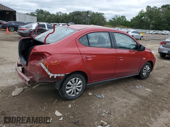 2019 Mitsubishi Mirage G4 ES with VIN ML32F3FJ2KHF09090, listed as a Copart auction lot 49980244 with 93,499 mi miles and Salvage Title. Bid and sale history available at carsss.com. Image 3.