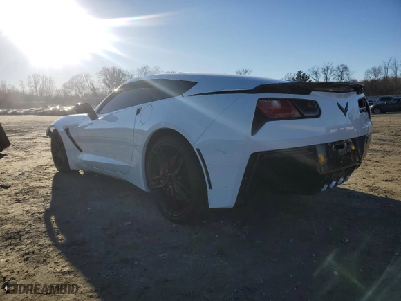 2014 Chevrolet Corvette Stingray Z51 2LT with VIN 1G1YK2D76E5102535, listed as a Copart auction lot 88287025 with 69,252 mi miles and Salvage Title. Bid and sale history available at carsss.com. Image 2.