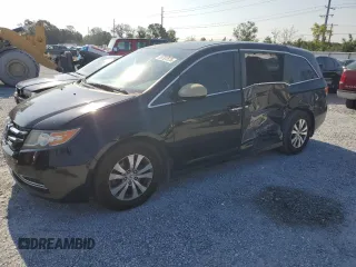 2014 Honda Odyssey EX z VIN 5FNRL5H4XEB043028, wystawiony jako Copart lot #55781175 z przebiegiem 163 866 mil mil oraz Nie do naprawy • Non repairable. Historia ofert i sprzedaży dostępna na DreamBid. Obrazek 1.