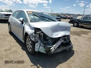 2022 Toyota Corolla LE with VIN 5YFEPMAEXNP313394, listed as a Copart auction lot 53309875 with 57,507 mi miles and Salvage Title. Bid and sale history available at carsss.com. Image 10.
