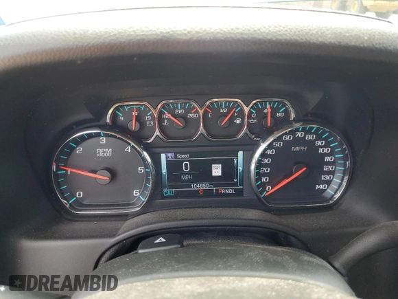 2020 Chevrolet Tahoe LT with VIN 1GNSKBKC0LR260766, listed as a Copart auction lot 61465725 with 104,850 mi miles and Salvage title. Bid and sale history available at DreamBid. Image 9.