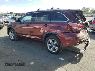 2015 Toyota Highlander Hybrid Limited with VIN 5TDDCRFH6FS012637, listed as a Copart auction lot 78057174 with 120,579 mi miles and Salvage Title. Bid and sale history available at carsss.com. Image 2.
