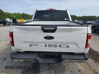 2018 Ford F-150 XL with VIN 1FTEW1E59JFA28036, listed as a Copart auction lot 57181525 with 121,384 mi miles and Salvage title. Bid and sale history available at DreamBid. Image 6.