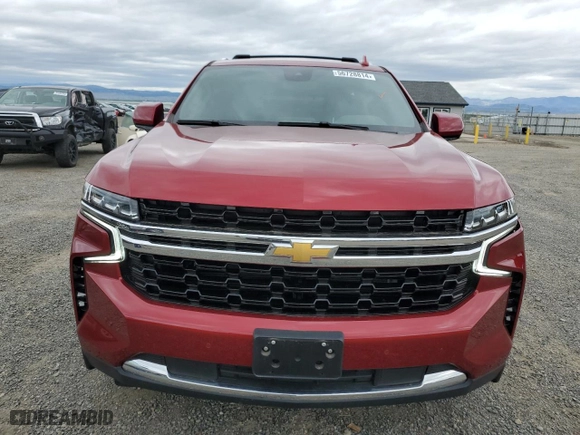 2023 Chevrolet Tahoe LS with VIN 1GNSKMED2PR244865, listed as a Copart auction lot 56728814 with 6,376 mi miles and Salvage Title. Bid and sale history available at carsss.com. Image 5.