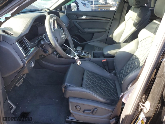 2022 Audi SQ5 Premium Plus with VIN WA1B4AFY0N2028466, listed as a Copart auction lot 84747134 with 29,154 mi miles and Salvage Title. Bid and sale history available at carsss.com. Image 7.