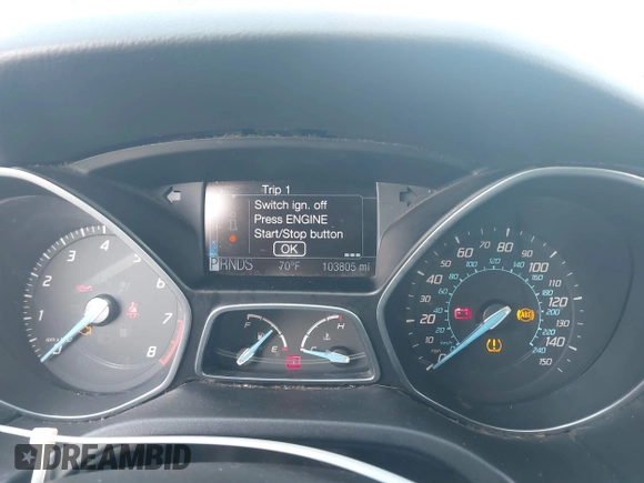 2012 Ford Focus Titanium with VIN 1FAHP3N22CL200249, listed as a IAAI auction lot 42149873 with 103,805 mi miles and . Bid and sale history available at carsss.com. Image 7.