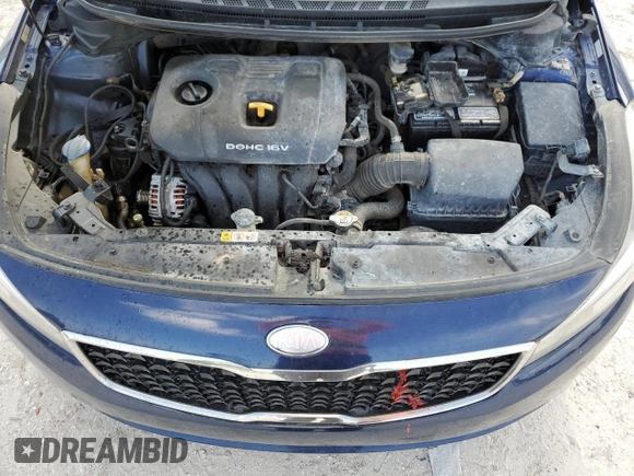 2017 Kia Forte LX with VIN 3KPFK4A77HE157440, listed as a Copart auction lot 50717215 with 179,005 mi miles and Salvage Title. Bid and sale history available at carsss.com. Image 12.