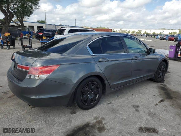 2011 Honda Accord Sdn LX with VIN 1HGCP2F36BA073703, listed as a Copart auction lot 51694665 with 202,120 mi miles and Salvage Title. Bid and sale history available at carsss.com. Image 3.