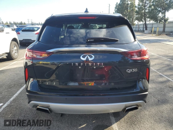2023 Infiniti QX50 Luxe с VIN 3PCAJ5BA5PF121395, выставлен на аукционе Copart как лот 46174005 с пробегом 17 579 миль миль и Списание • Salvage title. История ставок и продаж доступна на DreamBid. Изображение 6.