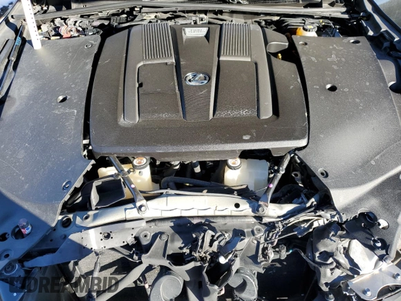2021 Lexus LS 500 with VIN JTHD51FF1M5014484, listed as a Copart auction lot 43001885 with 37,007 mi miles and Salvage title. Bid and sale history available at DreamBid. Image 11.