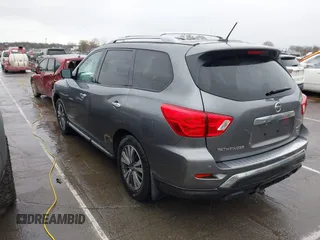 2017 Nissan Pathfinder SV with VIN 5N1DR2MM9HC606595, listed as a IAAI auction lot 41768647 with 144,724 mi miles. Bid and sale history available at carsss.com. Image 3.