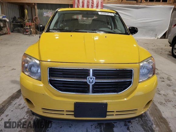 2007 Dodge Caliber R/T with VIN 1B3HE78K87D533981, listed as a Copart auction lot 43329415 with 137,612 mi miles and Salvage Title. Bid and sale history available at carsss.com. Image 5.