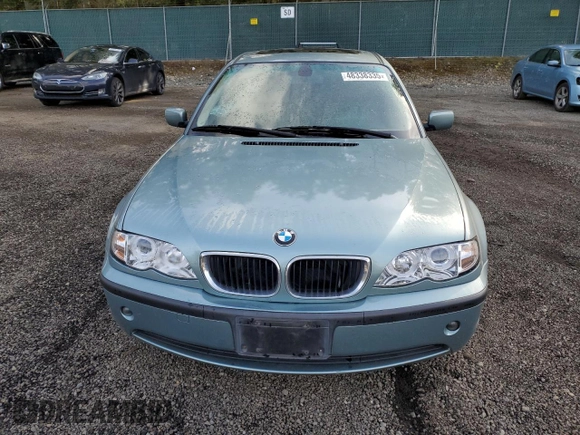 2005 BMW 3 Series 325i with VIN WBAEV33465KX09838, listed as a Copart auction lot 48338335 with 165,500 mi miles and Salvage Title. Bid and sale history available at carsss.com. Image 5.