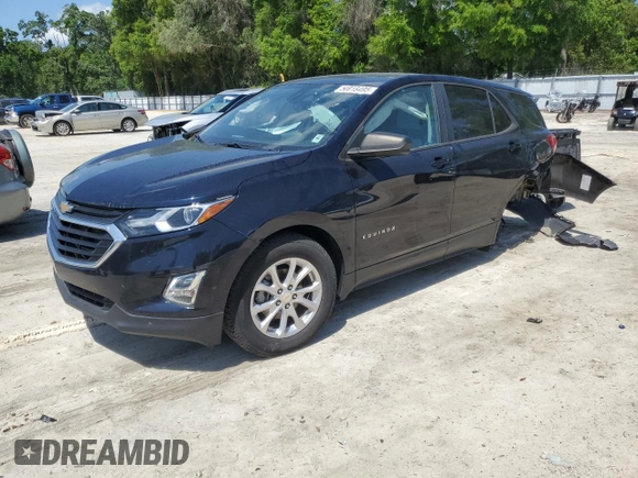 2021 Chevrolet Equinox LS with VIN 3GNAXHEV7MS125392, listed as a Copart auction lot 50818495 with 37,258 mi miles and Non Repairable. Bid and sale history available at DreamBid. Image 1.