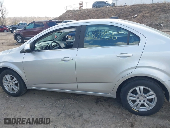 2015 Chevrolet Sonic LT with VIN 1G1JC5SH5F4212883, listed as a IAAI auction lot 41877786 with 91,941 mi miles and . Bid and sale history available at DreamBid. Image 14.