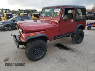 1984 Jeep CJ with VIN 1JCCM87E0ET103859, listed as a Copart auction lot 87461054 with 183,390 mi miles and Salvage Title. Bid and sale history available at carsss.com. Image 1.