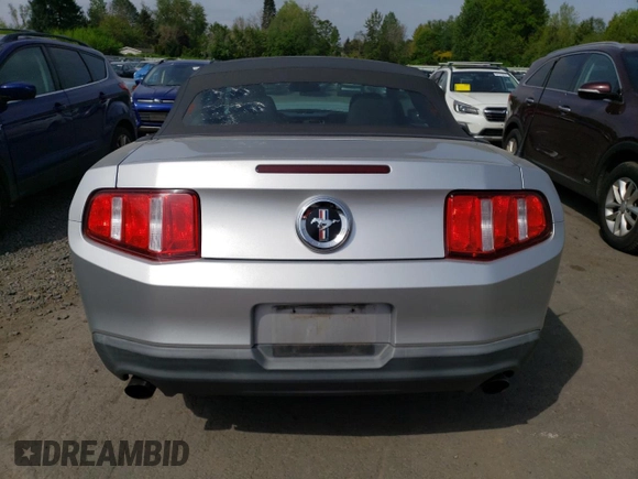 2012 Ford Mustang V6 with VIN 1ZVBP8EM2C5232635, listed as a Copart auction lot 54403495 with 69,880 mi miles and Salvage title. Bid and sale history available at DreamBid. Image 6.