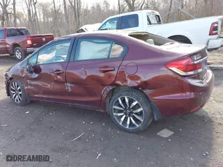 2015 Honda Civic Sedan EX-L with VIN 19XFB2F98FE288744, listed as a IAAI auction lot 41917521 with 113,860 mi miles. Bid and sale history available at carsss.com. Image 14.