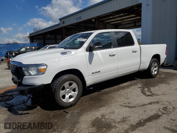 2022 Ram 1500 Big Horn with VIN 1C6RREMT2NN480011, listed as a Copart auction lot 46630725 with 77,951 mi miles and Salvage Title. Bid and sale history available at carsss.com. Image 1.