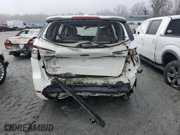 2016 Kia Sedona L with VIN KNDMA5C19G6173944, listed as a Copart auction lot 45194425 with 95,252 mi miles and Salvage Title. Bid and sale history available at carsss.com. Image 6.