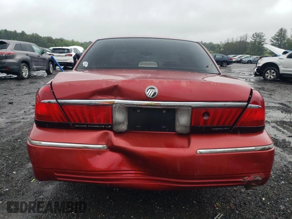 1999 Mercury Grand Marquis LS с VIN 2MEFM75W9XX701991, выставлен на аукционе Copart как лот 58388085 с пробегом 163 160 миль миль и Списание • Salvage title. История ставок и продаж доступна на DreamBid. Изображение 6.