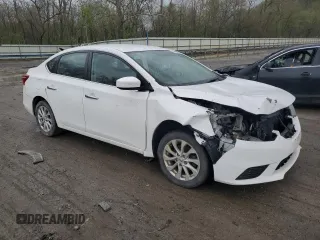 2019 Nissan Sentra SV with VIN 3N1AB7AP1KY429789, listed as a Copart auction lot 54741365 with 109,237 mi miles and Salvage Title. Bid and sale history available at carsss.com. Image 4.