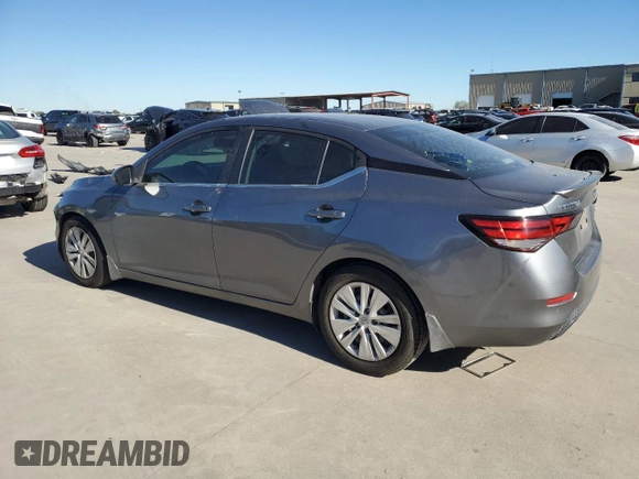2020 Nissan Sentra S with VIN 3N1AB8BV7LY252007, listed as a Copart auction lot 81673984 with 54,126 mi miles and Salvage Title. Bid and sale history available at carsss.com. Image 2.