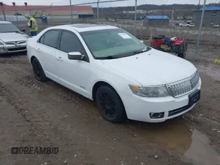 2007 Lincoln MKZ with VIN 3LNHM28T57R672319, listed as a IAAI auction lot 41935348 with 0 mi miles. Bid and sale history available at carsss.com. Image 1.