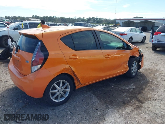 2015 Toyota Prius One with VIN JTDKDTB35F1095924, listed as a IAAI auction lot 41680646 with 59,371 mi miles and . Bid and sale history available at carsss.com. Image 4.