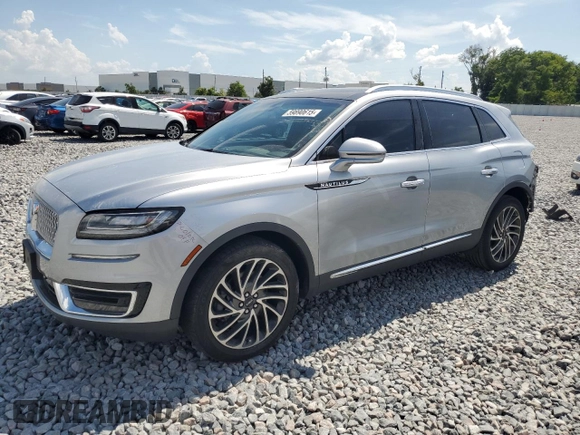 2020 Lincoln Nautilus Reserve with VIN 2LMPJ6K98LBL26528, listed as a Copart auction lot 59890615 with 84,667 mi miles and Salvage title. Bid and sale history available at DreamBid. Image 1.