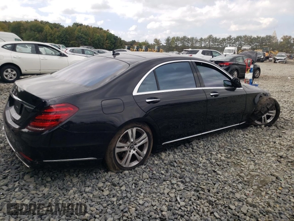 2020 Mercedes-Benz S-Class S 450 with VIN WDDUG6GB1LA523376, listed as a Copart auction lot 73912084 with 52,406 mi miles and Salvage Title. Bid and sale history available at carsss.com. Image 3.
