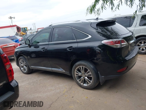 2013 Lexus RX 450h with VIN JTJBC1BA0D2443302, listed as a IAAI auction lot 42602133 with 278,477 mi miles and . Bid and sale history available at DreamBid. Image 14.