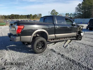2016 Nissan Titan Platinum Reserve z VIN 1N6BA1F28GN508716, wystawiony jako Copart lot #46797225 z przebiegiem 168 572 mil mil oraz Szkoda całkowita • Salvage title. Historia ofert i sprzedaży dostępna na DreamBid. Obrazek 3.