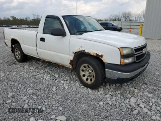 2006 Chevrolet Silverado 1500 Work Truck with VIN 3GCEC14X56G264233, listed as a Copart auction lot 55235145 with 97,335 mi miles and Clean Title. Bid and sale history available at DreamBid. Image 4.